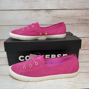 converse ballet black leather